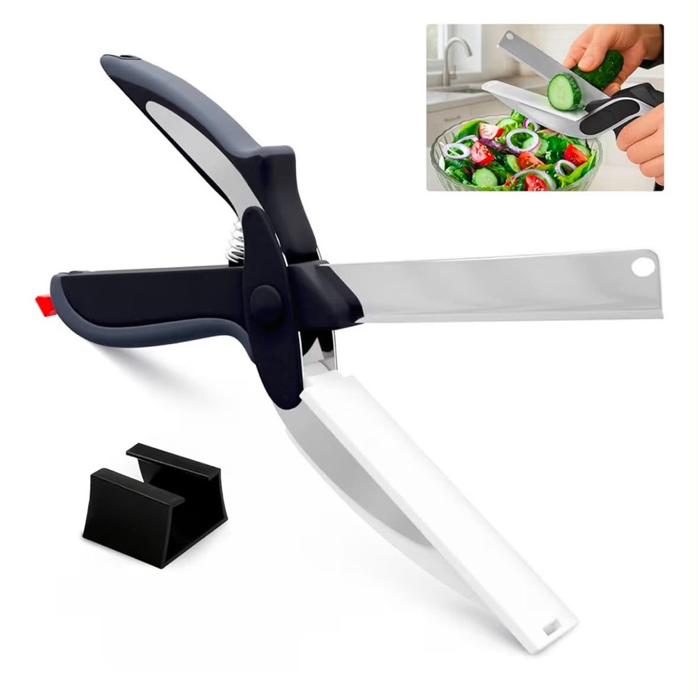 2 in 1 Kitchen Scissors for Food – Stainless Steel 9.5"